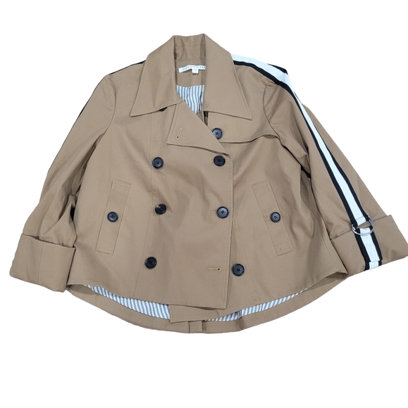 Veronica Beard Merit Jacket Khaki - Picture 2 of 10